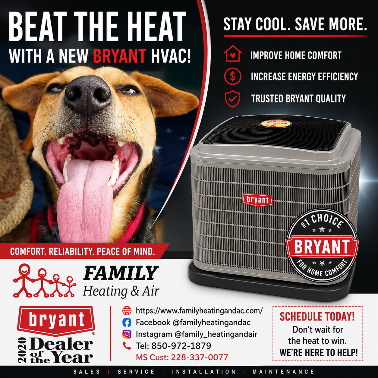 Example AI-generated Bryant HVAC advertisement